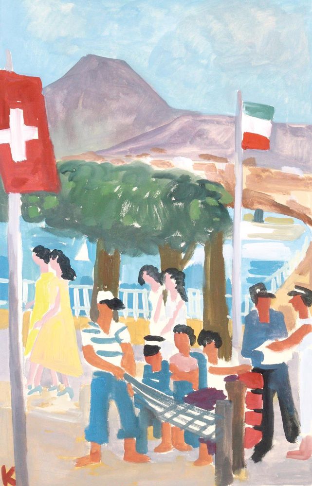 Große Abbildung Nr.8: 143-3450 Lugano u. Umgebung.: (Ausland, Schweiz)