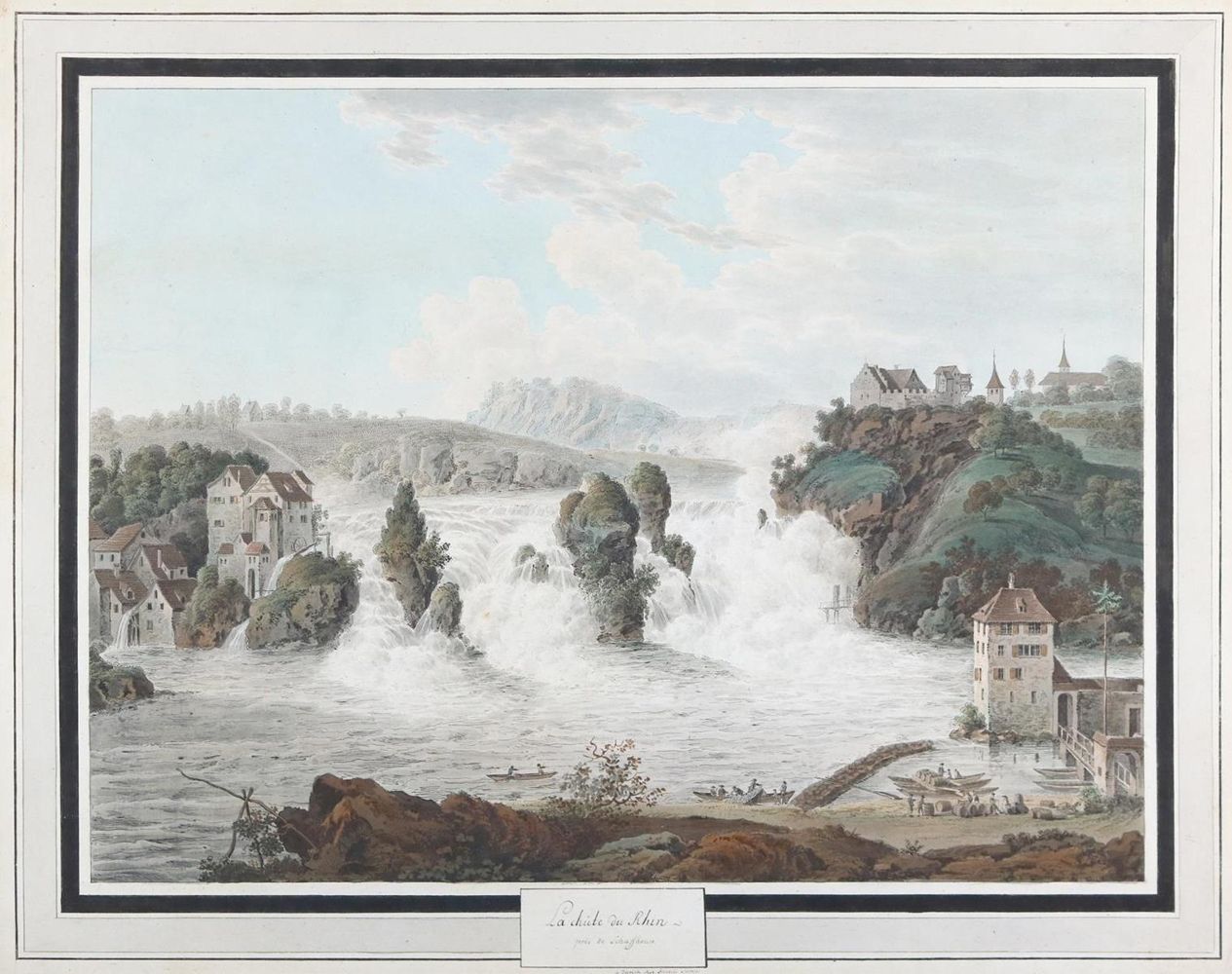 Große Abbildung Nr.1: 143-3453 Rheinfall.: (Ausland, Schweiz)