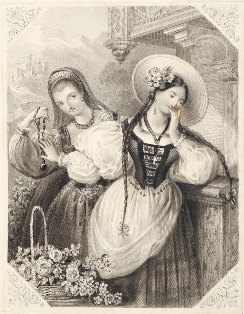 Große Abbildung Nr.1: 143-3463 Schweizerin in Landestracht.: (Ausland, Schweiz)