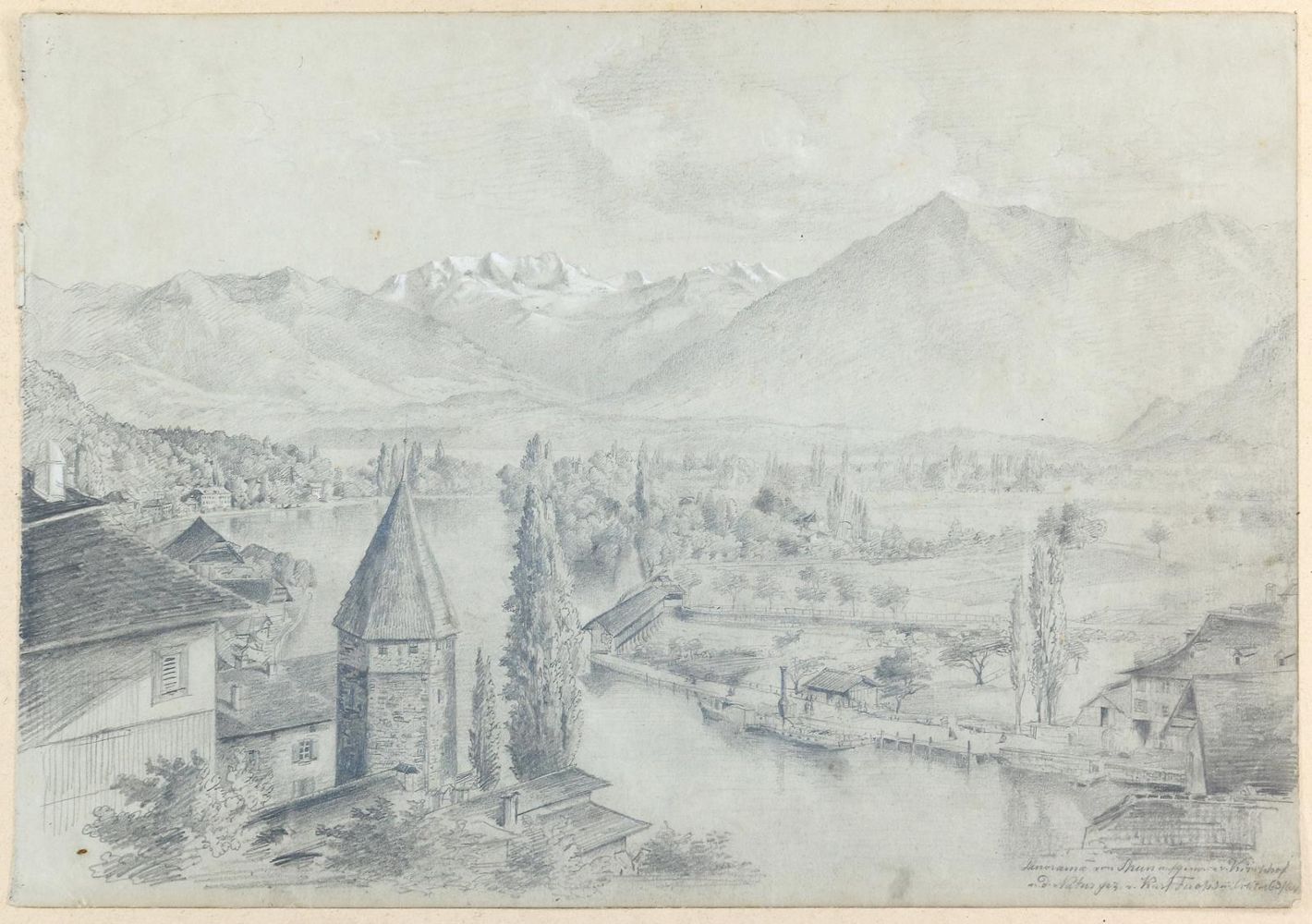 Große Abbildung Nr.1: 143-3473 Fuchs, Karl: (Ausland, Schweiz, Thun)
