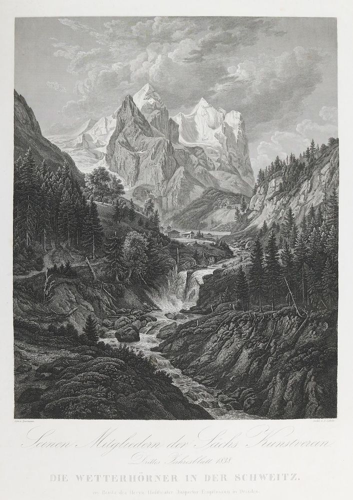 Große Abbildung Nr.1: 143-3478 Wetterhörner.: (Ausland, Schweiz)