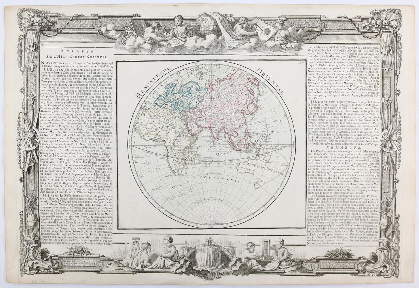 Große Abbildung Nr.1: 143-3498 Weltkarte Orient.: (Ausland, Weltkarten)