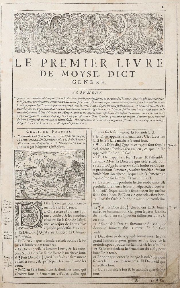 Große Abbildung Nr.2: 143-35 Biblia gallica.: (Bibeln)