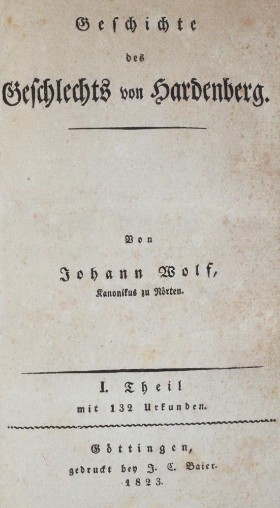 Große Abbildung Nr.1: 143-354 Wolf,J.: (Genealogie und Heraldik)