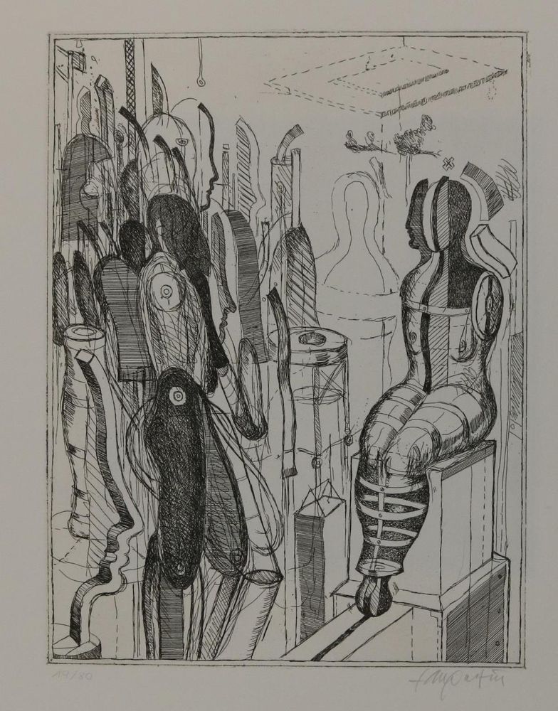 Große Abbildung Nr.2: 143-3542 Augustin, Edgar: (Künstlergraphik)