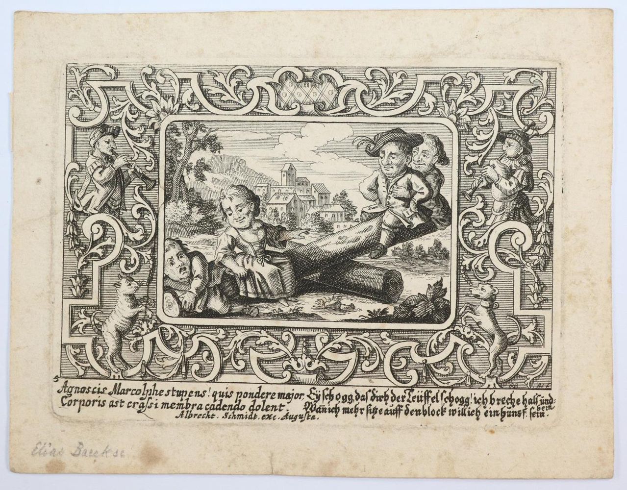 Große Abbildung Nr.1: 143-3545 Baeck, Elias gen. Heldenmuth: (Künstlergraphik)