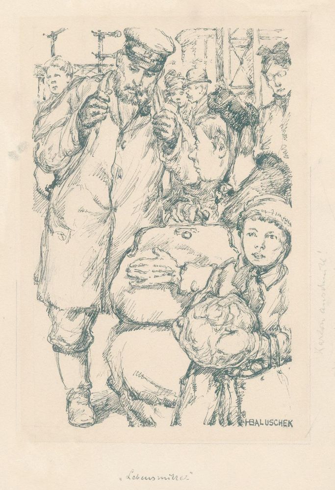 Große Abbildung Nr.1: 143-3555 Baluschek, Hans: (Künstlergraphik)