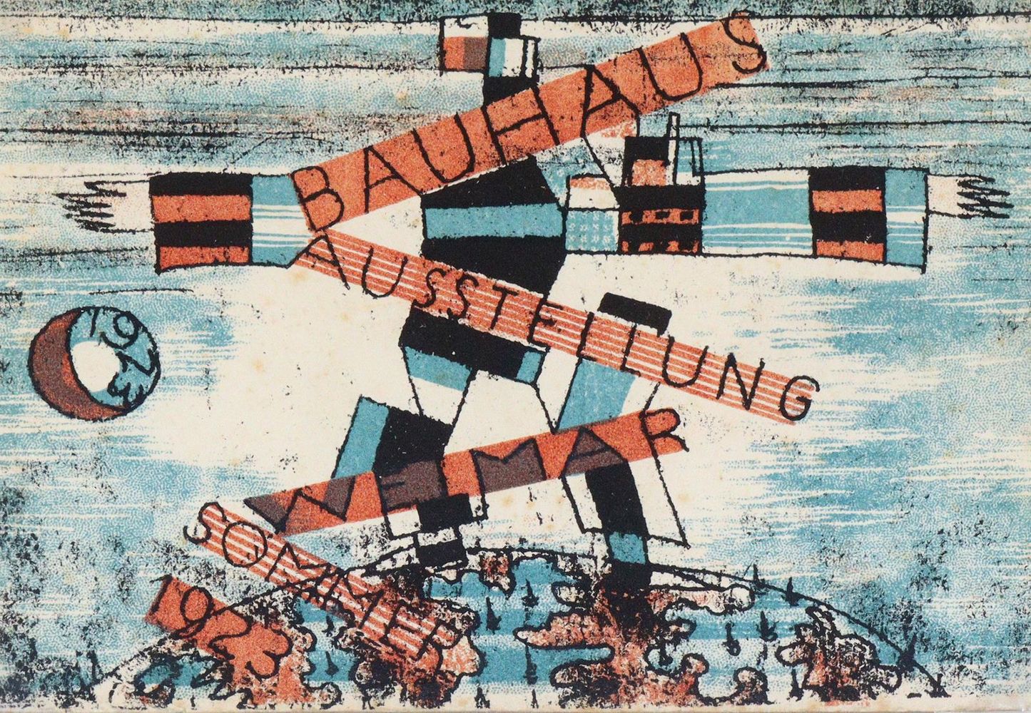 Große Abbildung Nr.13: 143-3567 Bauhaus-Postkarten. (Künstlergraphik)