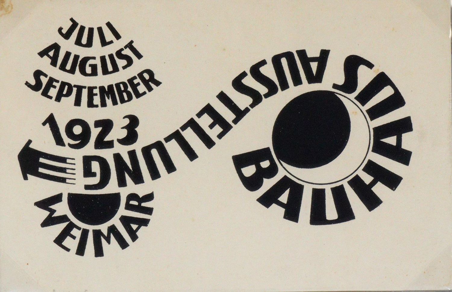 Große Abbildung Nr.15: 143-3567 Bauhaus-Postkarten. (Künstlergraphik)