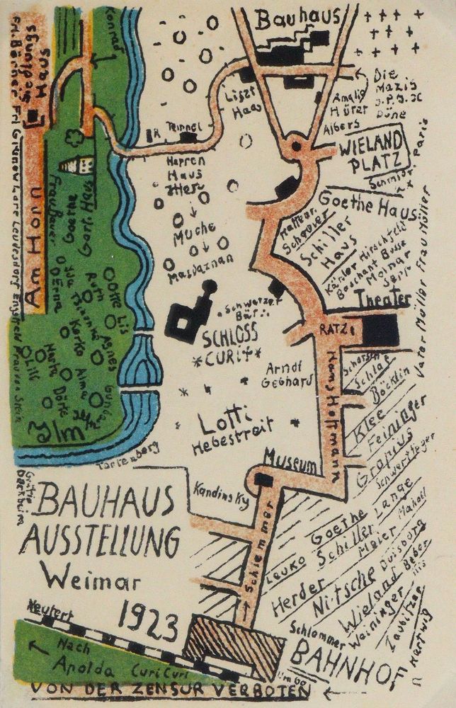 Große Abbildung Nr.17: 143-3567 Bauhaus-Postkarten. (Künstlergraphik)