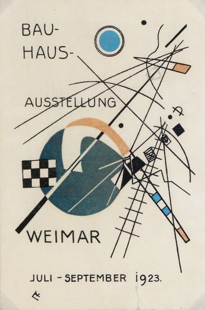 Große Abbildung Nr.3: 143-3567 Bauhaus-Postkarten. (Künstlergraphik)