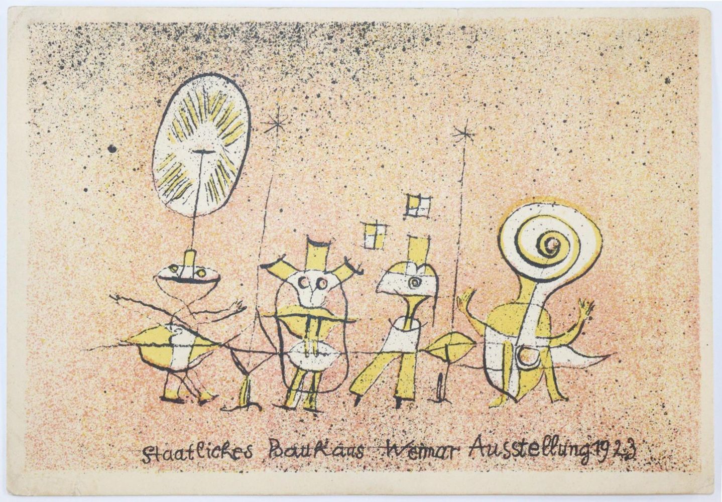 Große Abbildung Nr.33: 143-3567 Bauhaus-Postkarten. (Künstlergraphik)