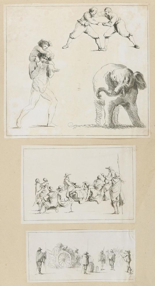 Große Abbildung Nr.3: 143-3578 Sammlung von: (Künstlergraphik, Bella, Castiglione)
