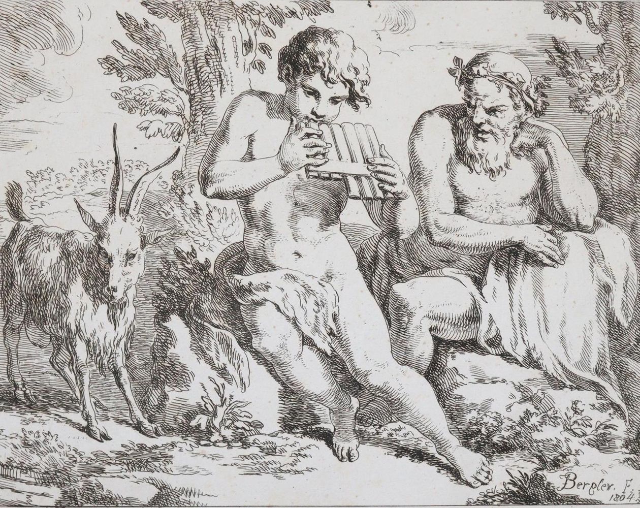 Große Abbildung Nr.2: 143-3591 Bergler II, Joseph: (Künstlergraphik)