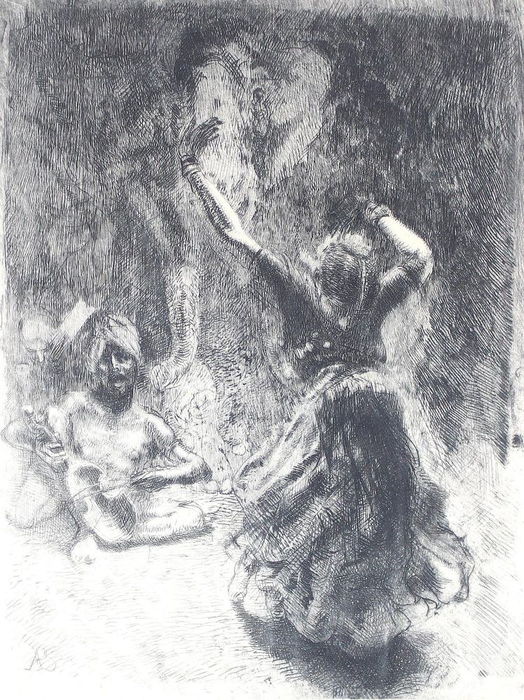 Große Abbildung Nr.1: 143-3593 Besnard, Albert: (Künstlergraphik)