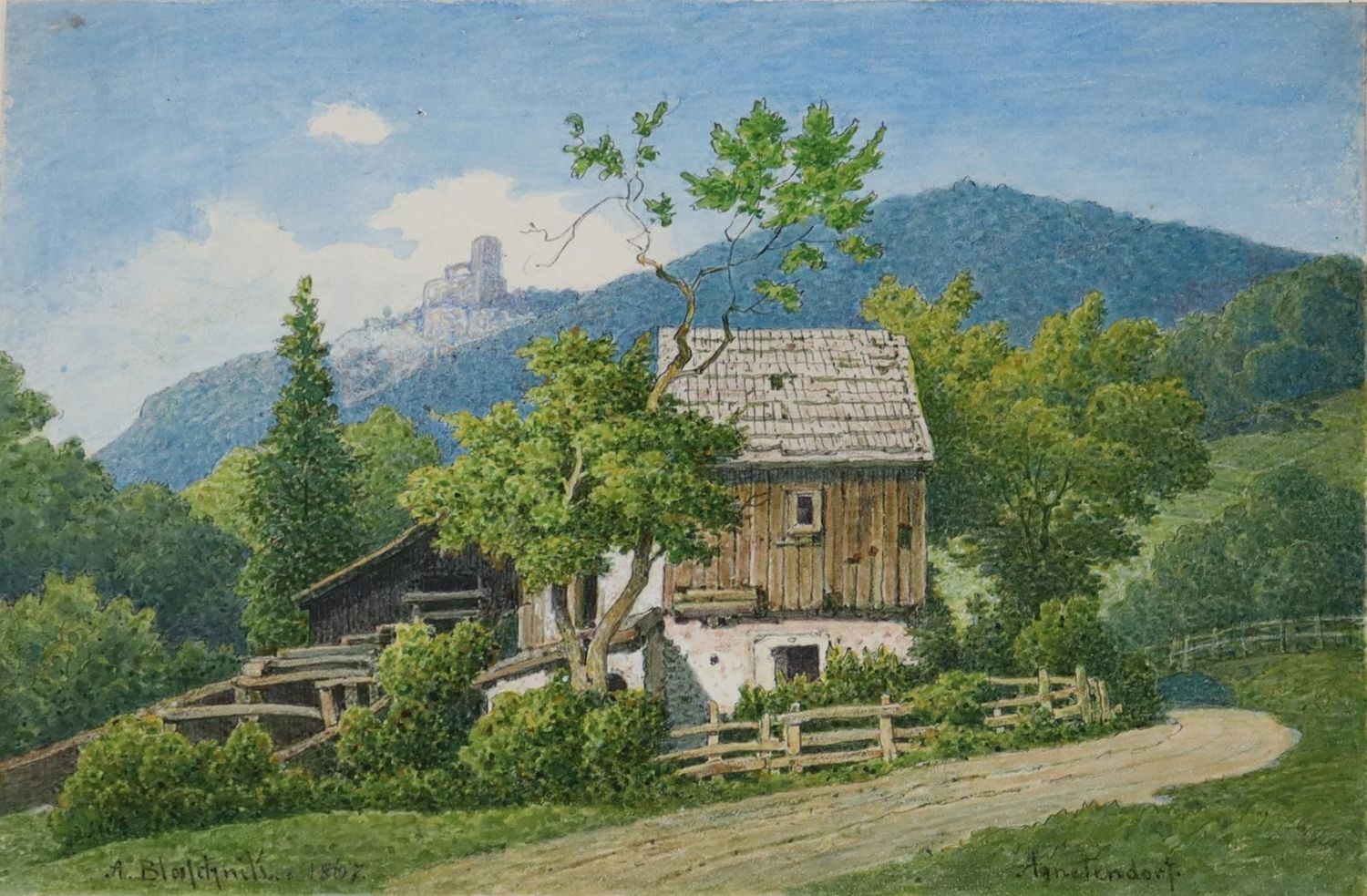 Große Abbildung Nr.6: 143-3597 Blaschnik, Arthur: (Künstlergraphik)