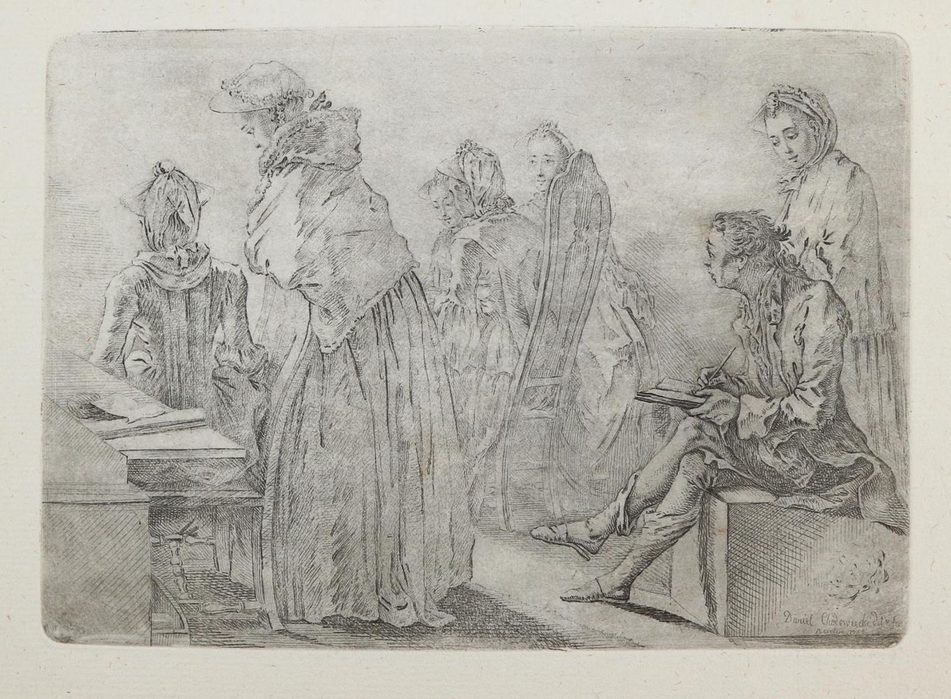 Große Abbildung Nr.1: 143-3685 Chodowiecki, Daniel Nikolaus: (Künstlergraphik)