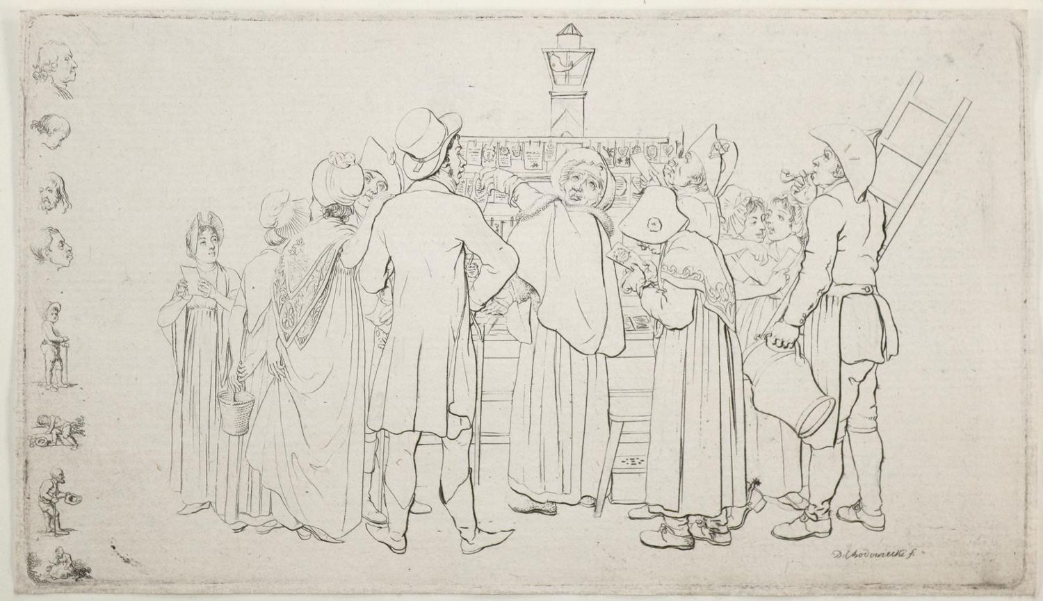 Große Abbildung Nr.1: 143-3686 Chodowiecki, Daniel Nikolaus: (Künstlergraphik)