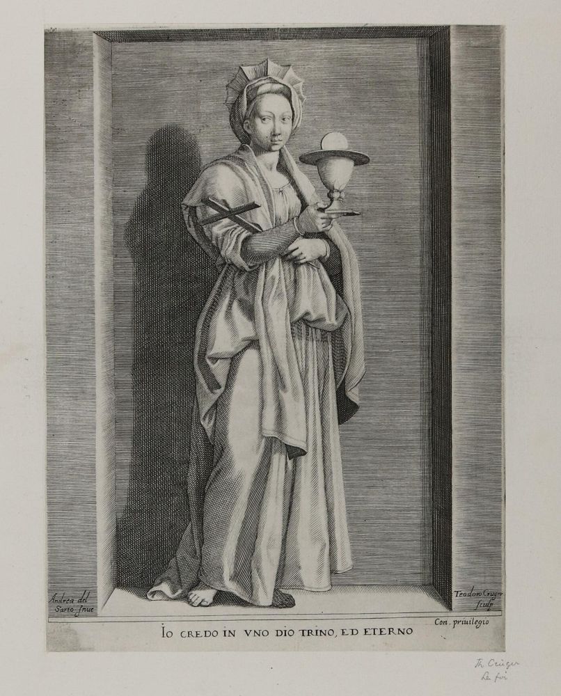 Große Abbildung Nr.4: 143-3703 Crüger, Theodor (oder Dietrich Krüger,: (Künstlergraphik)