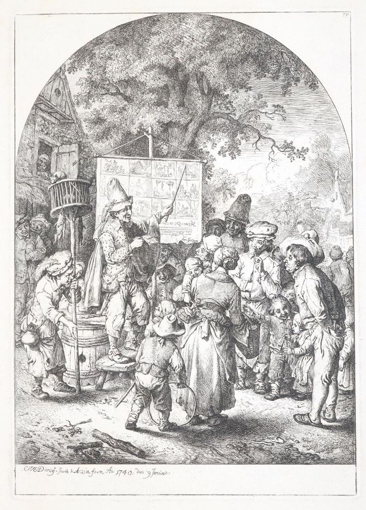 Große Abbildung Nr.1: 143-3723 Dietrich, Christian Wilhelm: (Künstlergraphik)