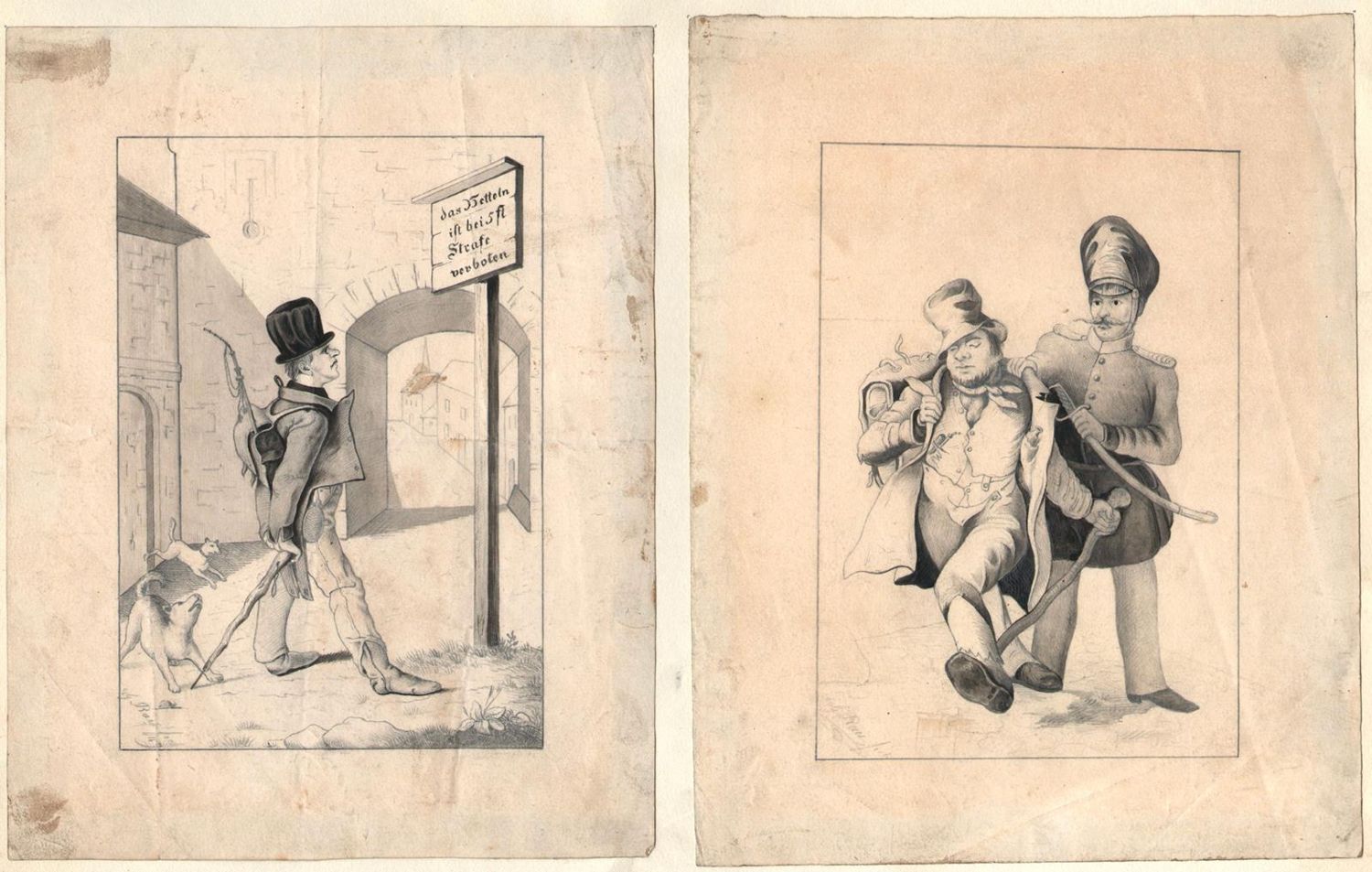 Große Abbildung Nr.1: 143-3788 Entwurfszeichungen: (Künstlergraphik)