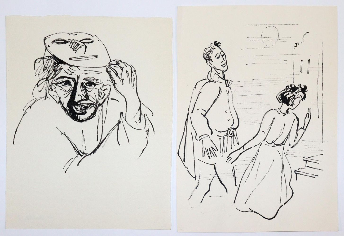 Große Abbildung Nr.3: 143-3798 Illustrationen.: (Künstlergraphik, Fechter-Claeys)