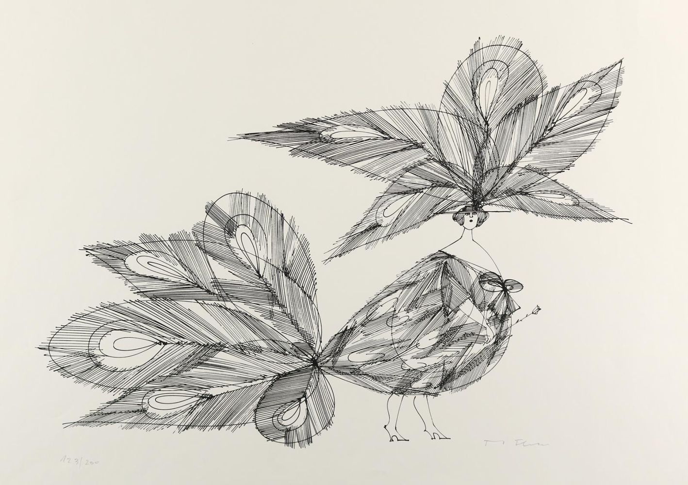 Große Abbildung Nr.1: 143-3812 Flora, Paul: (Künstlergraphik)