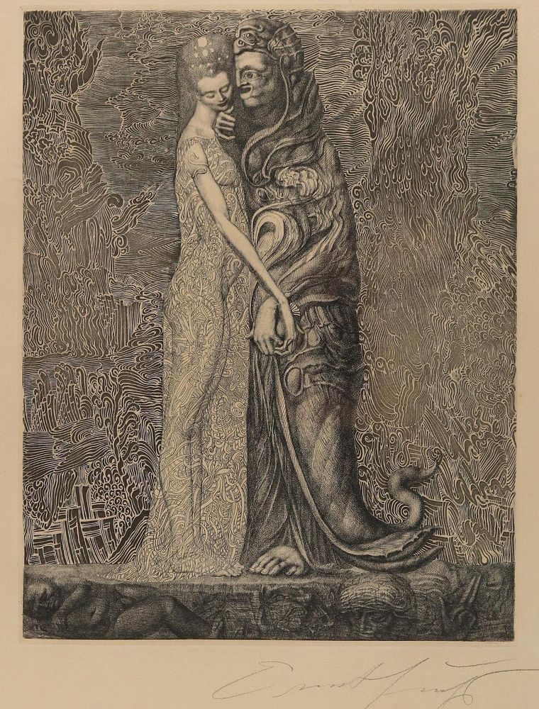 Große Abbildung Nr.1: 143-3821 Fuchs, Ernst: (Künstlergraphik)