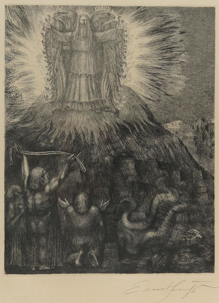Große Abbildung Nr.1: 143-3822 Fuchs, Ernst: (Künstlergraphik)