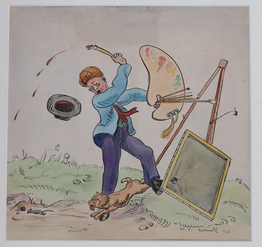 Große Abbildung Nr.12: 143-3836 Gehrke, Fritz: (Künstlergraphik)
