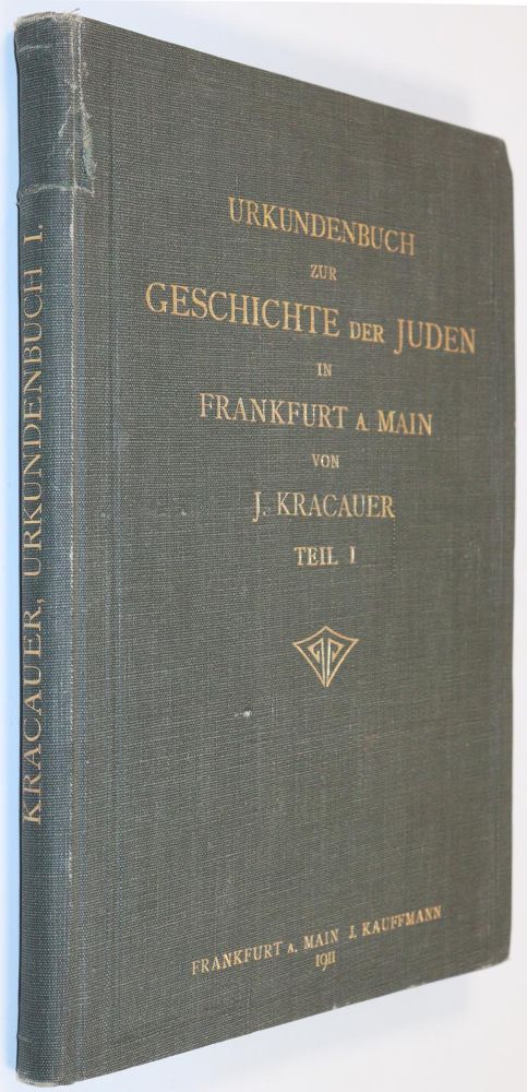 Große Abbildung Nr.2: 143-385 Kracauer,I.: (Judaica, Frankfurt)