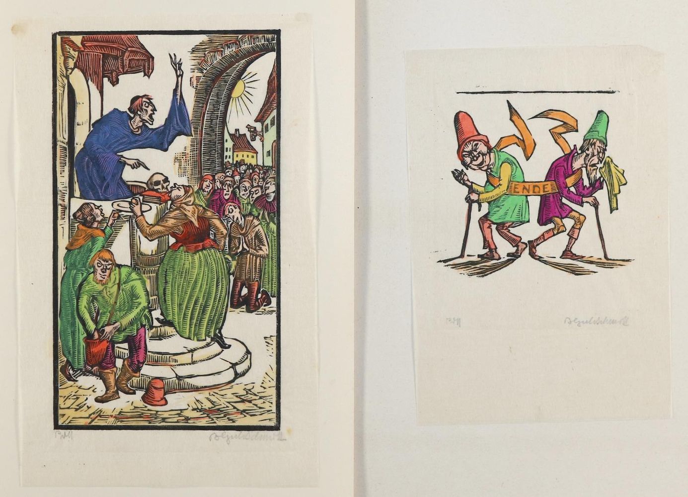 Große Abbildung Nr.51: 143-3856 Goldschmitt, Bruno: (Künstlergraphik)