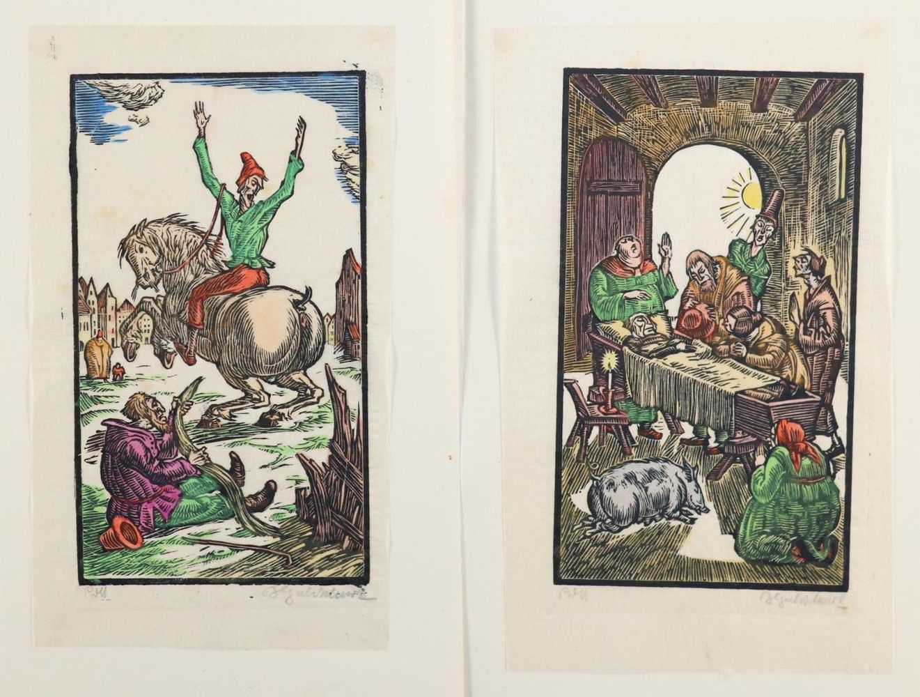Große Abbildung Nr.53: 143-3856 Goldschmitt, Bruno: (Künstlergraphik)