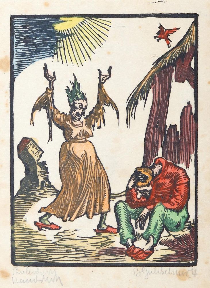 Große Abbildung Nr.54: 143-3856 Goldschmitt, Bruno: (Künstlergraphik)