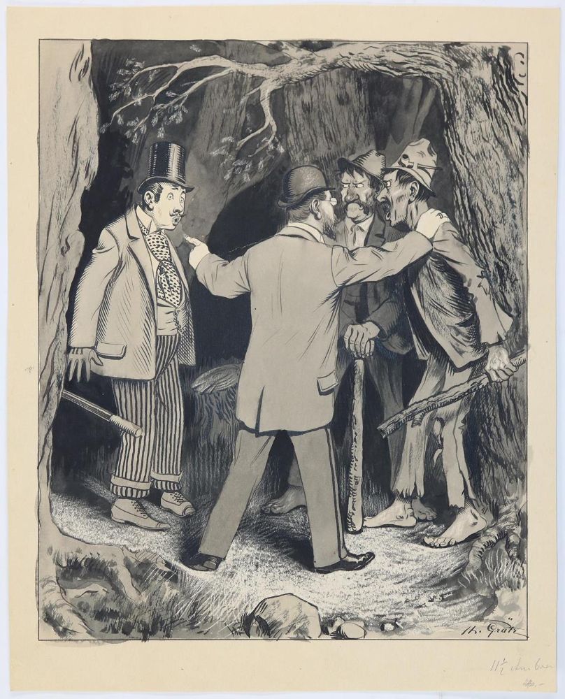 Große Abbildung Nr.1: 143-3867 Grätz, Theodor: (Künstlergraphik)