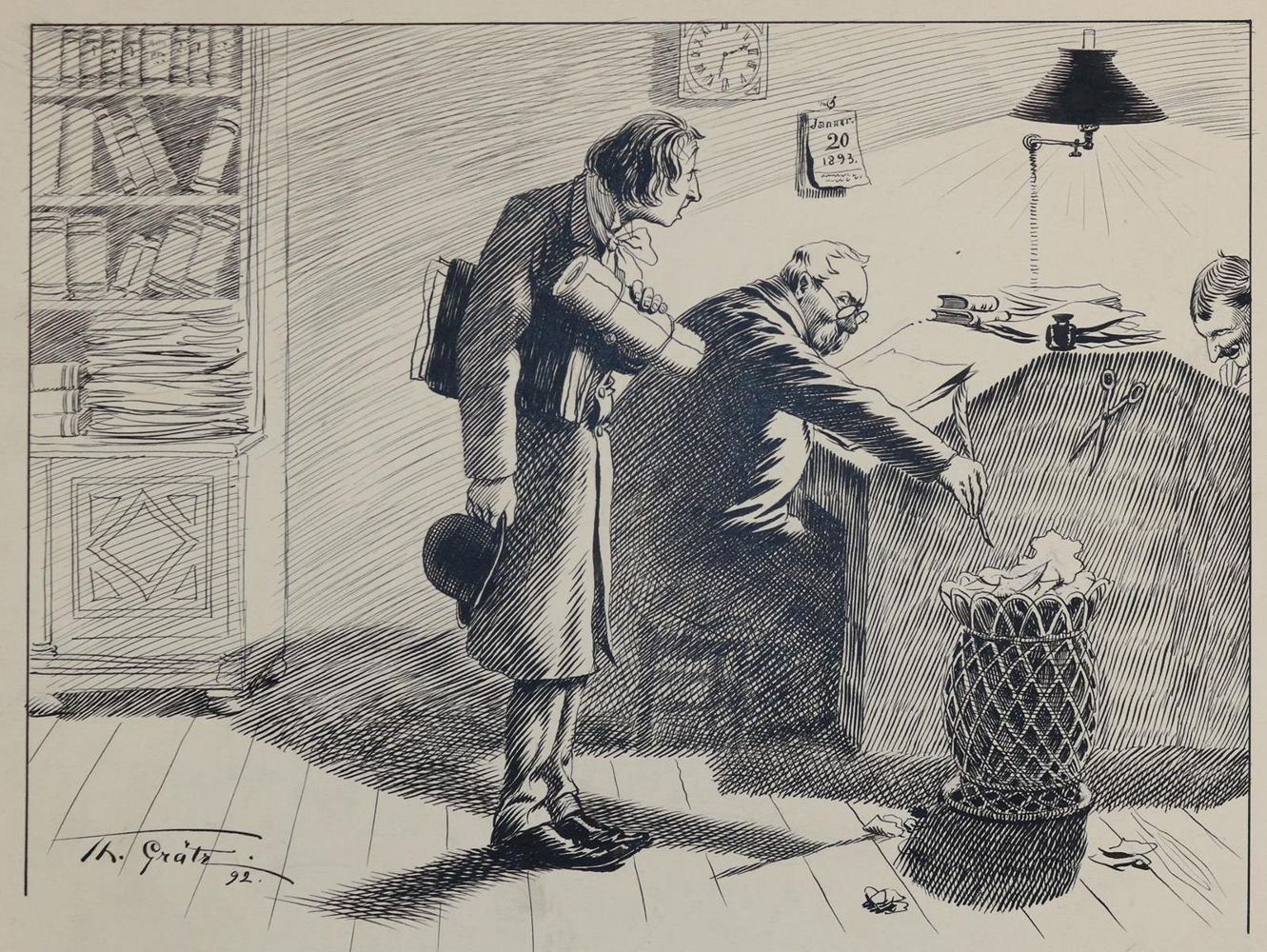 Große Abbildung Nr.3: 143-3867 Grätz, Theodor: (Künstlergraphik)