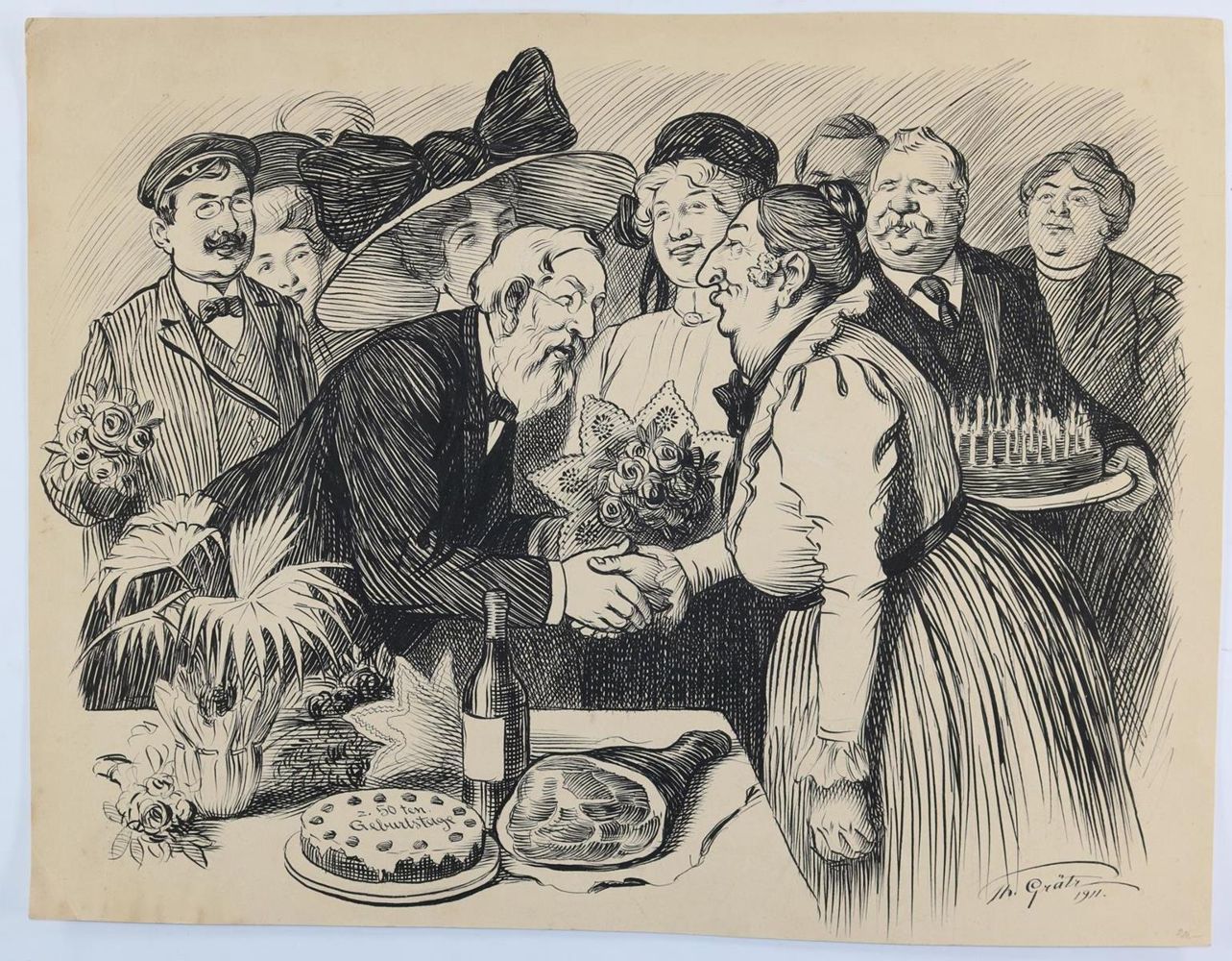 Große Abbildung Nr.5: 143-3867 Grätz, Theodor: (Künstlergraphik)
