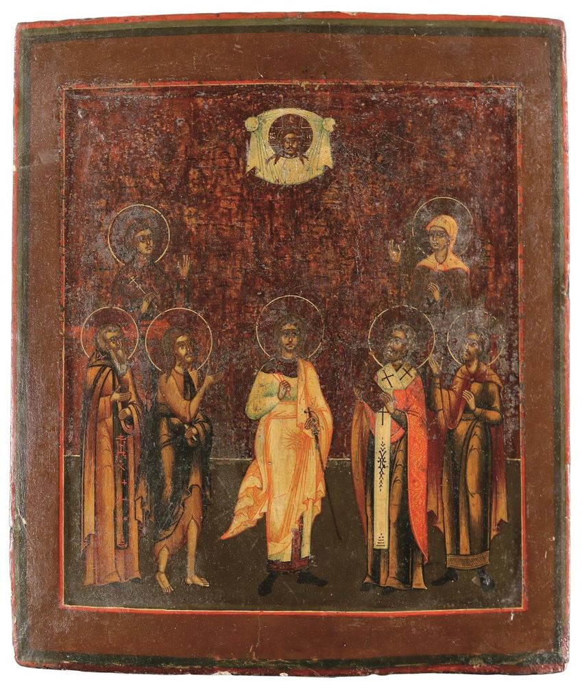 Große Abbildung Nr.1: 143-3930 Ikonen: (Künstlergraphik)