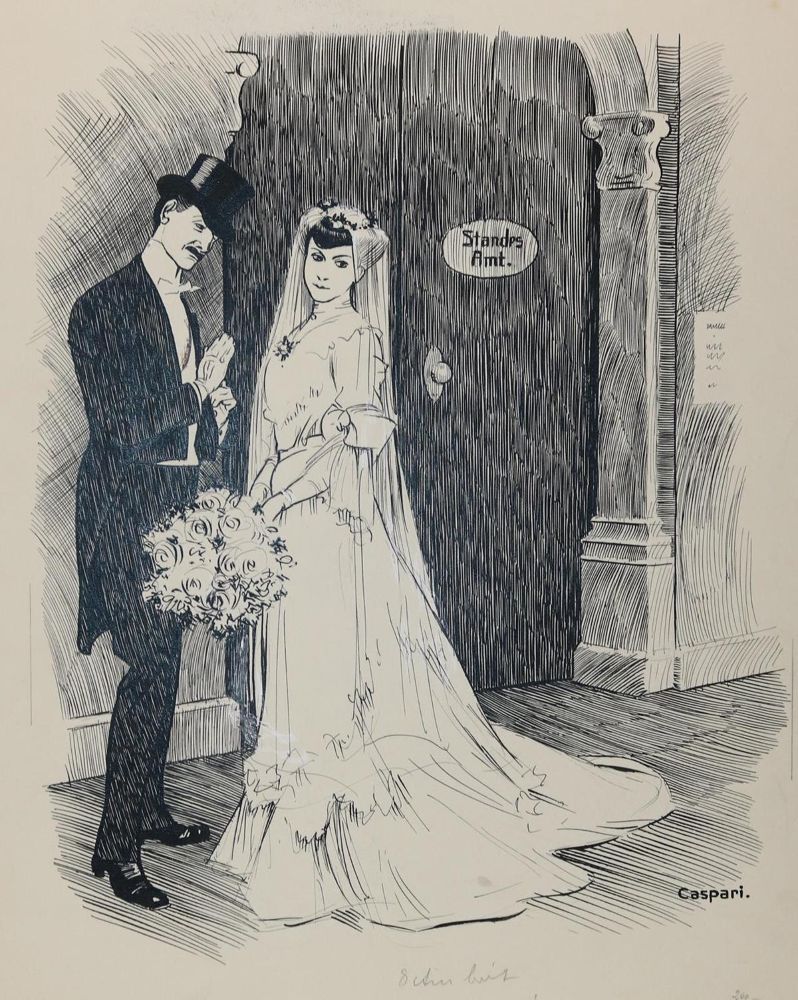 Große Abbildung Nr.110: 143-3973 Caspari, Walther: (Künstlergraphik, Karikatur)