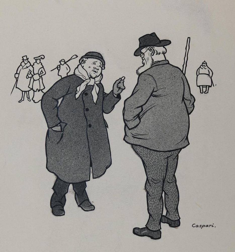 Große Abbildung Nr.14: 143-3973 Caspari, Walther: (Künstlergraphik, Karikatur)