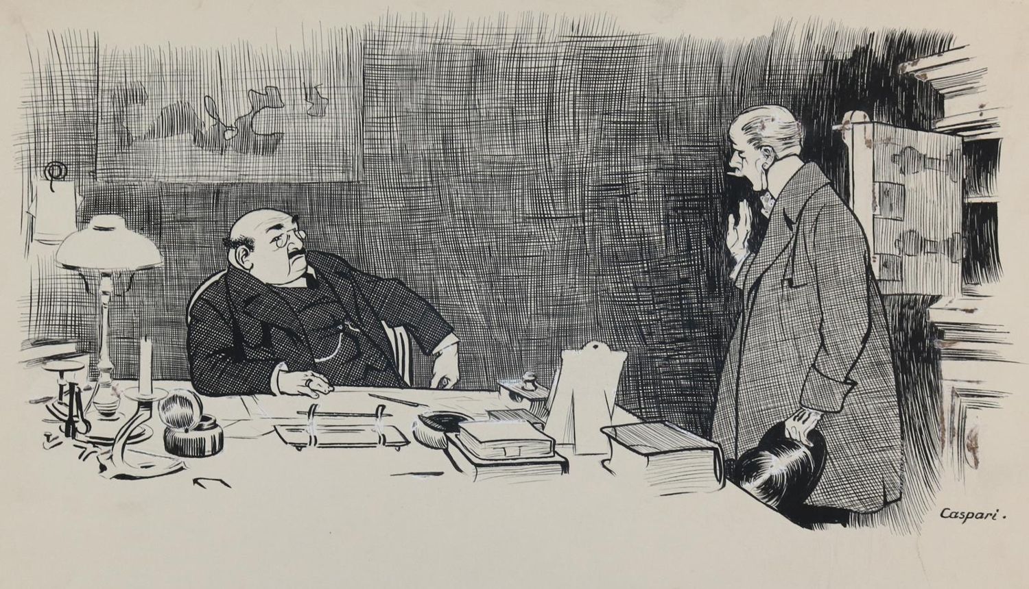 Große Abbildung Nr.18: 143-3973 Caspari, Walther: (Künstlergraphik, Karikatur)