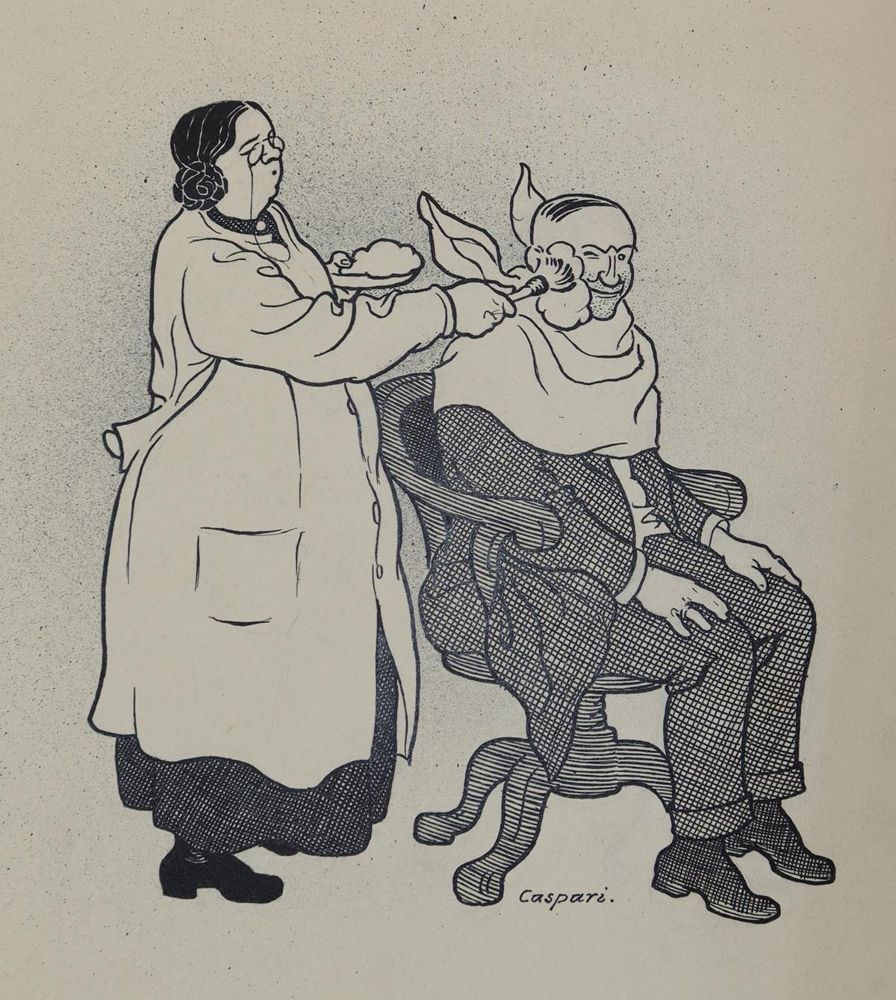 Große Abbildung Nr.5: 143-3974 Caspari, Walther: (Künstlergraphik, Karikatur)