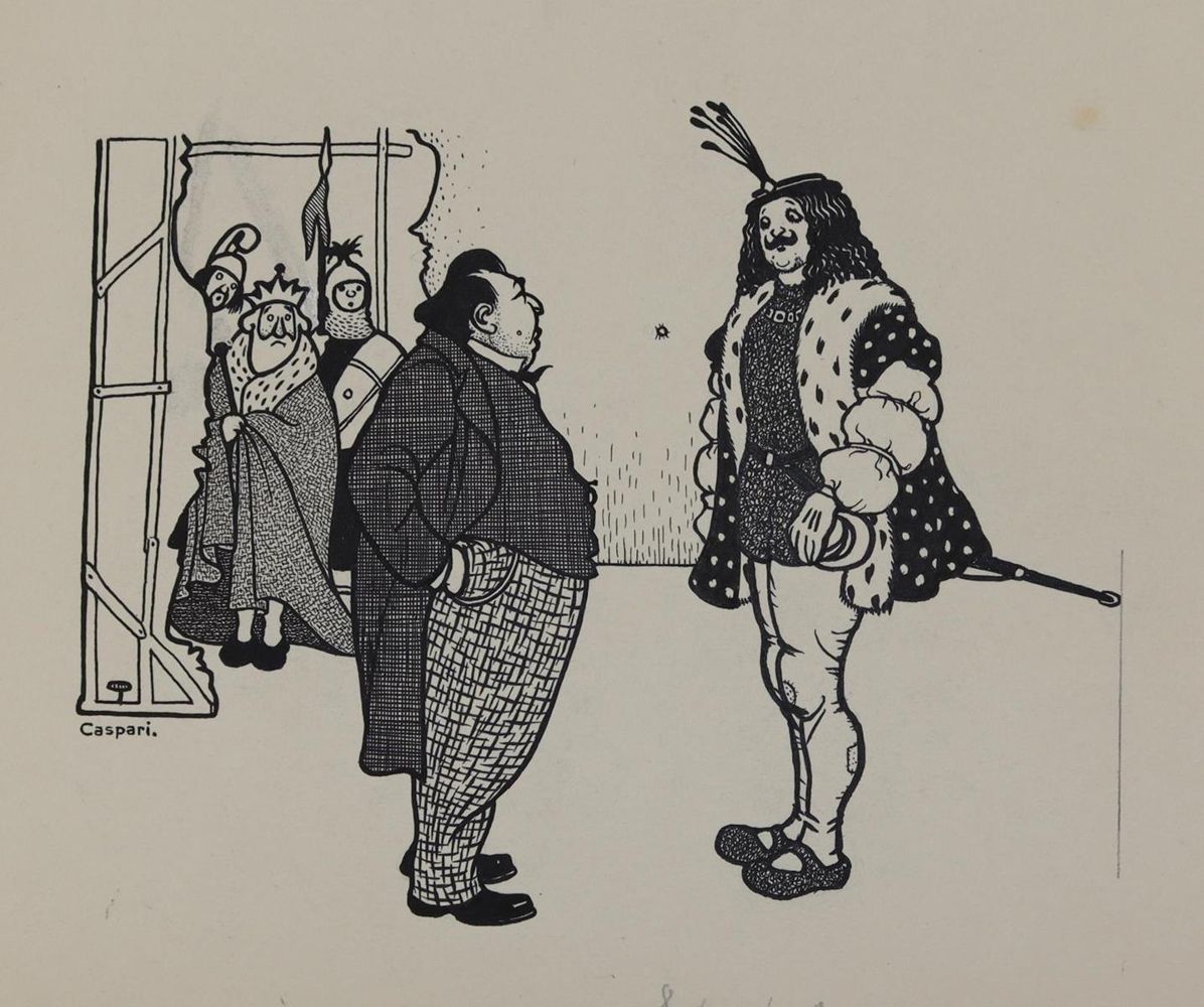 Große Abbildung Nr.7: 143-3974 Caspari, Walther: (Künstlergraphik, Karikatur)