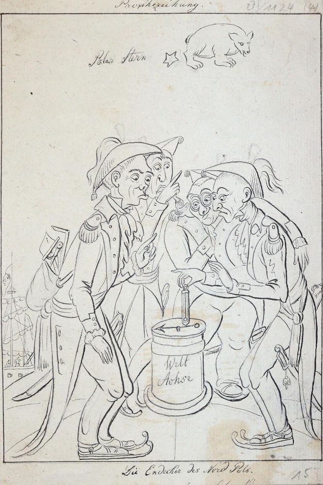 Große Abbildung Nr.2: 143-3977 Erquickungen: (Künstlergraphik, Karikatur)