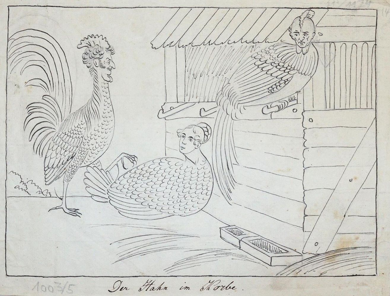 Große Abbildung Nr.6: 143-3977 Erquickungen: (Künstlergraphik, Karikatur)