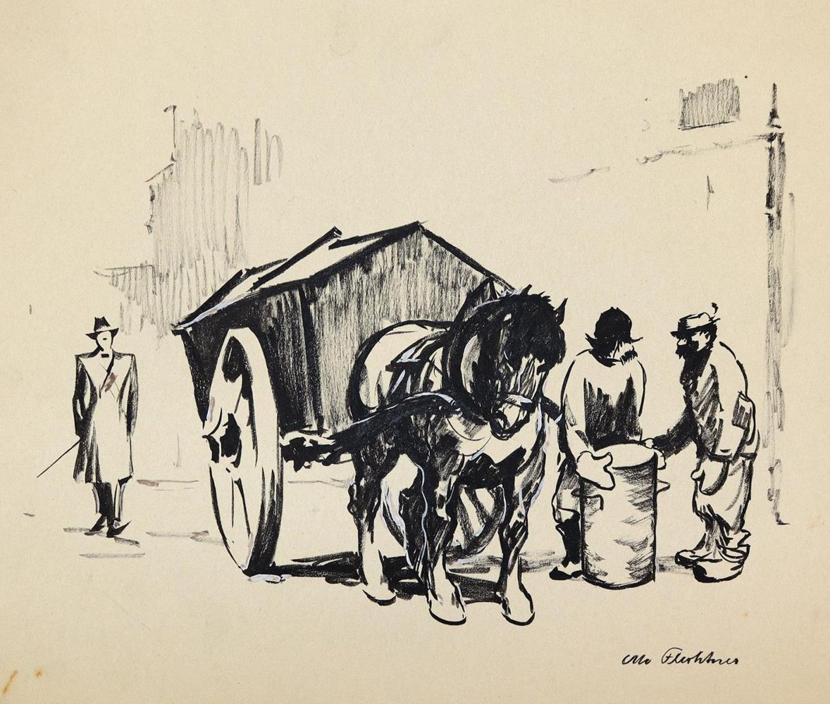 Große Abbildung Nr.4: 143-3979 Flechtner, Otto: (Künstlergraphik, Karikatur)