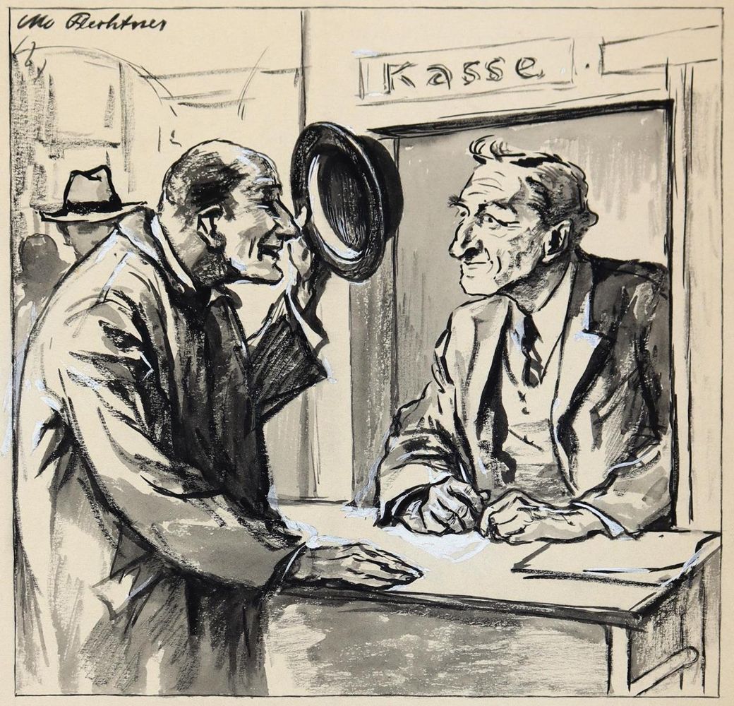 Große Abbildung Nr.6: 143-3979 Flechtner, Otto: (Künstlergraphik, Karikatur)