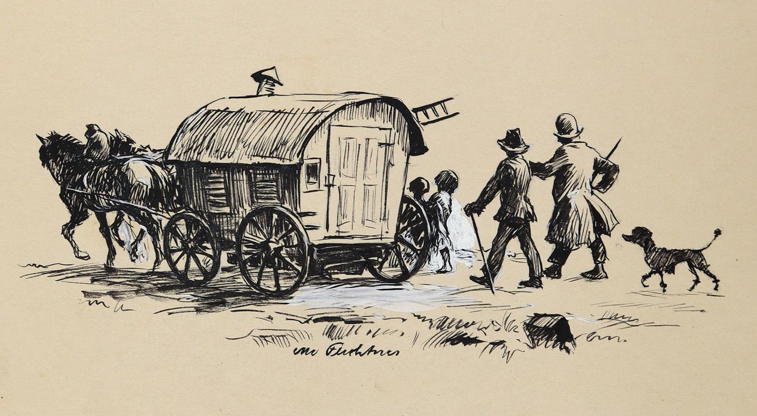 Große Abbildung Nr.7: 143-3979 Flechtner, Otto: (Künstlergraphik, Karikatur)