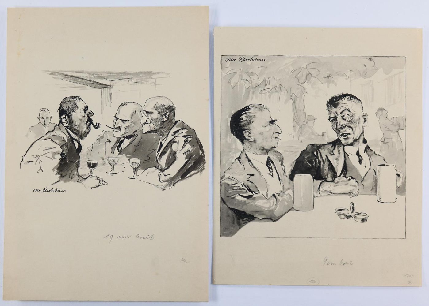 Große Abbildung Nr.2: 143-3980 Flechtner, Otto: (Künstlergraphik, Karikatur)