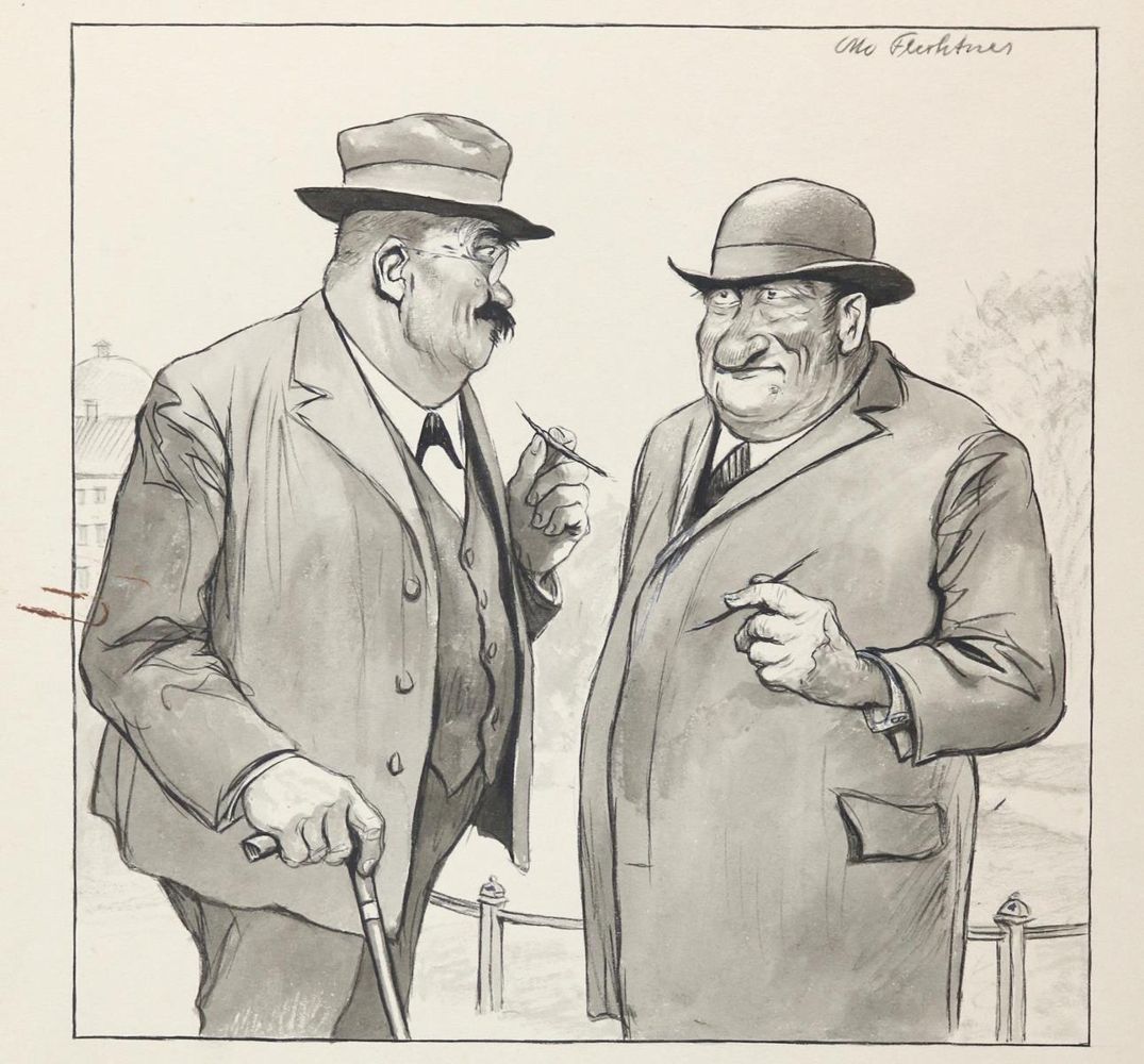 Große Abbildung Nr.5: 143-3980 Flechtner, Otto: (Künstlergraphik, Karikatur)